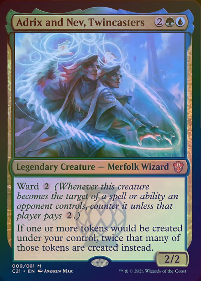 Adrix and Nev, Twincasters (Display Commander) [Commander 2021] - Destination Retro