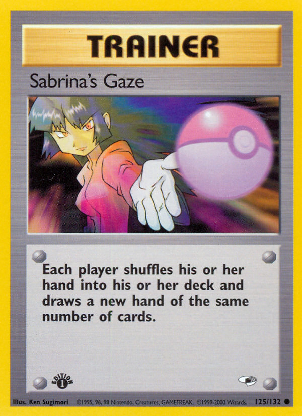 Sabrina's Gaze (125/132) [Gym Heroes 1st Edition] - Destination Retro