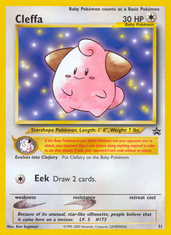 Cleffa (31) [Wizards: Black Star Promos] - Destination Retro