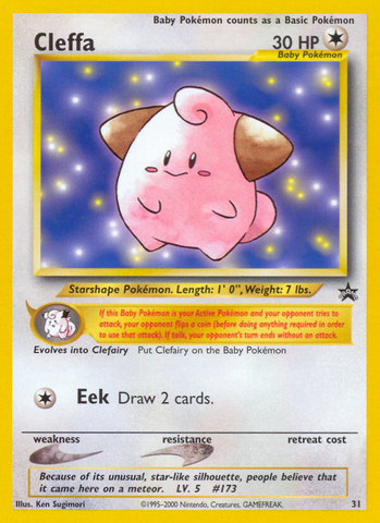 Cleffa (31) [Wizards: Black Star Promos] - Destination Retro
