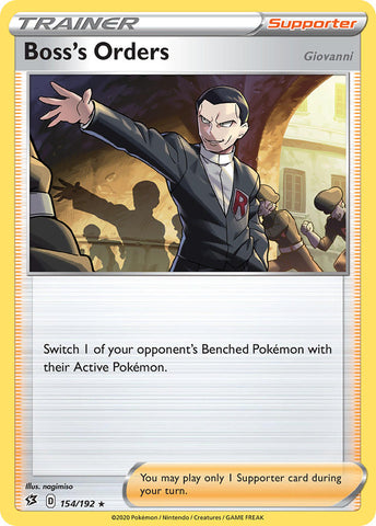 Boss's Orders (154/192) [Theme Deck Exclusives] - Destination Retro