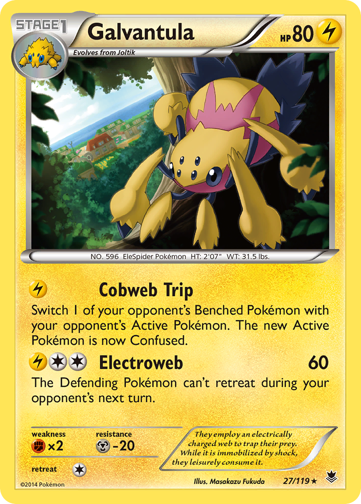 Galvantula (27/119) [XY: Phantom Forces] - Destination Retro