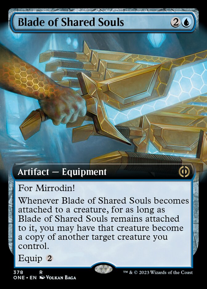 Blade of Shared Souls (Extended Art) [Phyrexia: All Will Be One] - Destination Retro