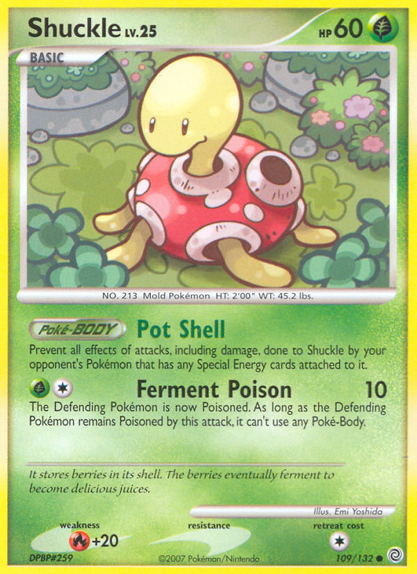 Shuckle (109/132) [Diamond & Pearl: Secret Wonders] - Destination Retro