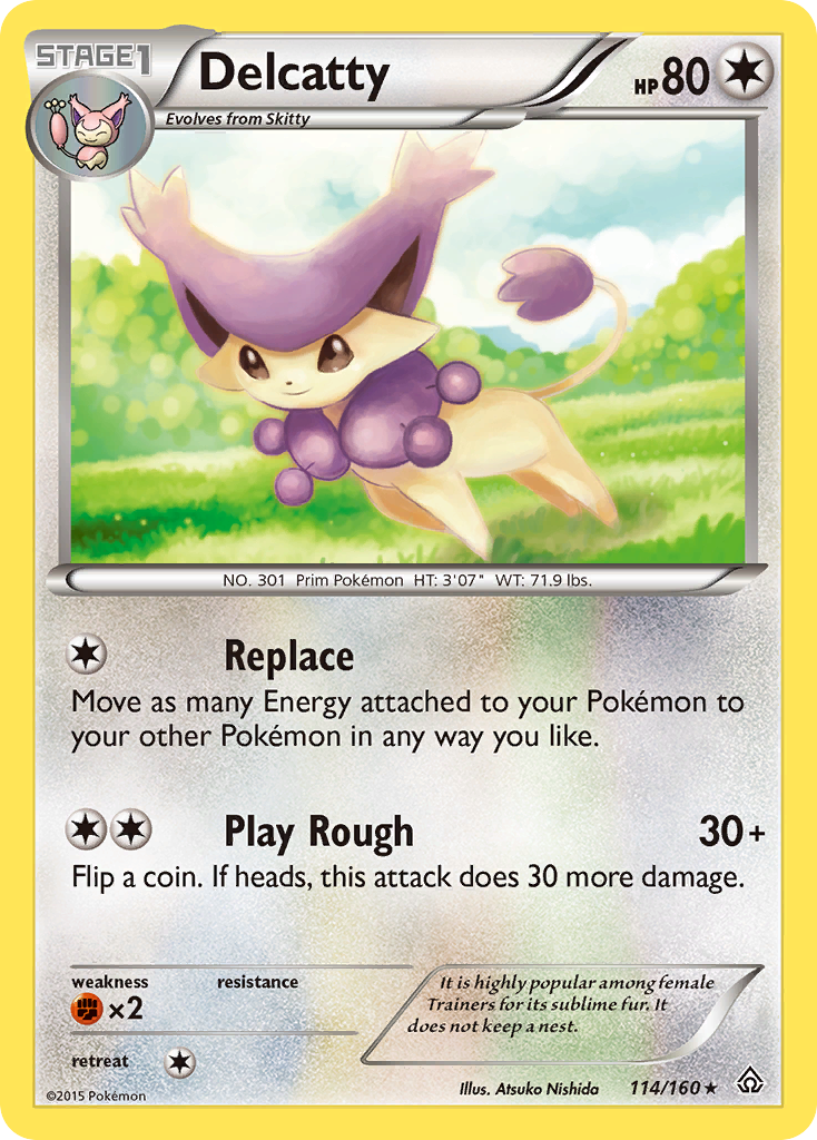 Delcatty (114/160) [XY: Primal Clash] - Destination Retro