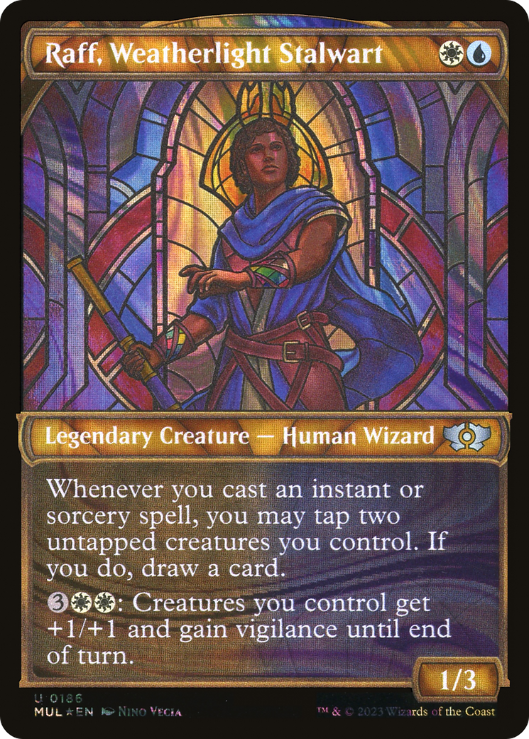 Raff, Weatherlight Stalwart (Halo Foil) [Multiverse Legends] - Destination Retro