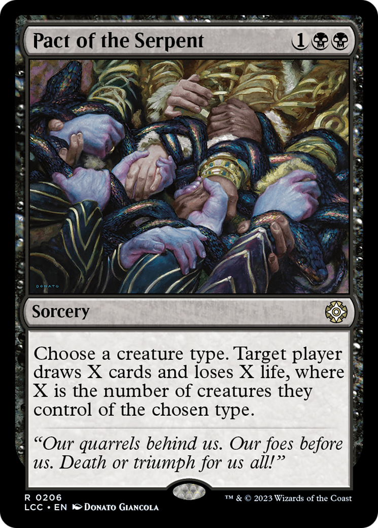 Pact of the Serpent [The Lost Caverns of Ixalan Commander] - Destination Retro