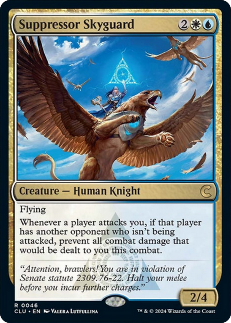 Suppressor Skyguard [Ravnica: Clue Edition] - Destination Retro