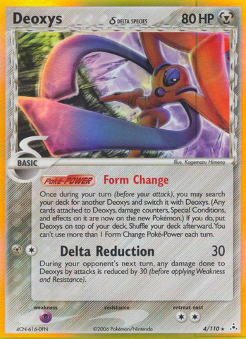 Deoxys (4/110) (Delta Species) [EX: Holon Phantoms] - Destination Retro