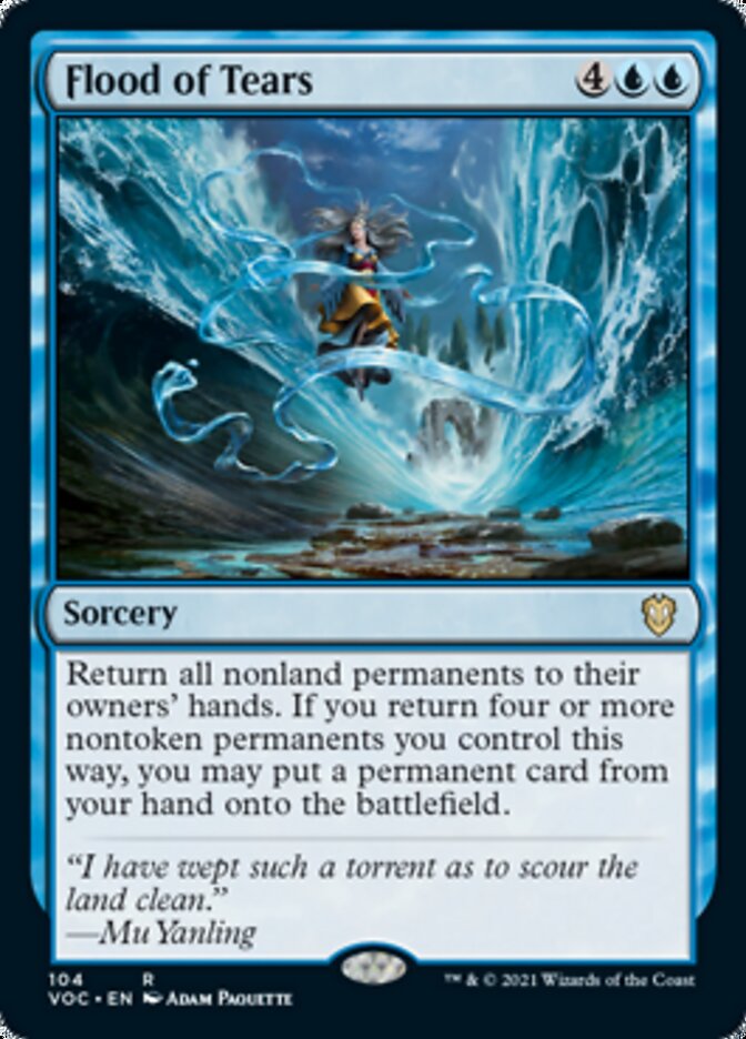 Flood of Tears [Innistrad: Crimson Vow Commander] - Destination Retro