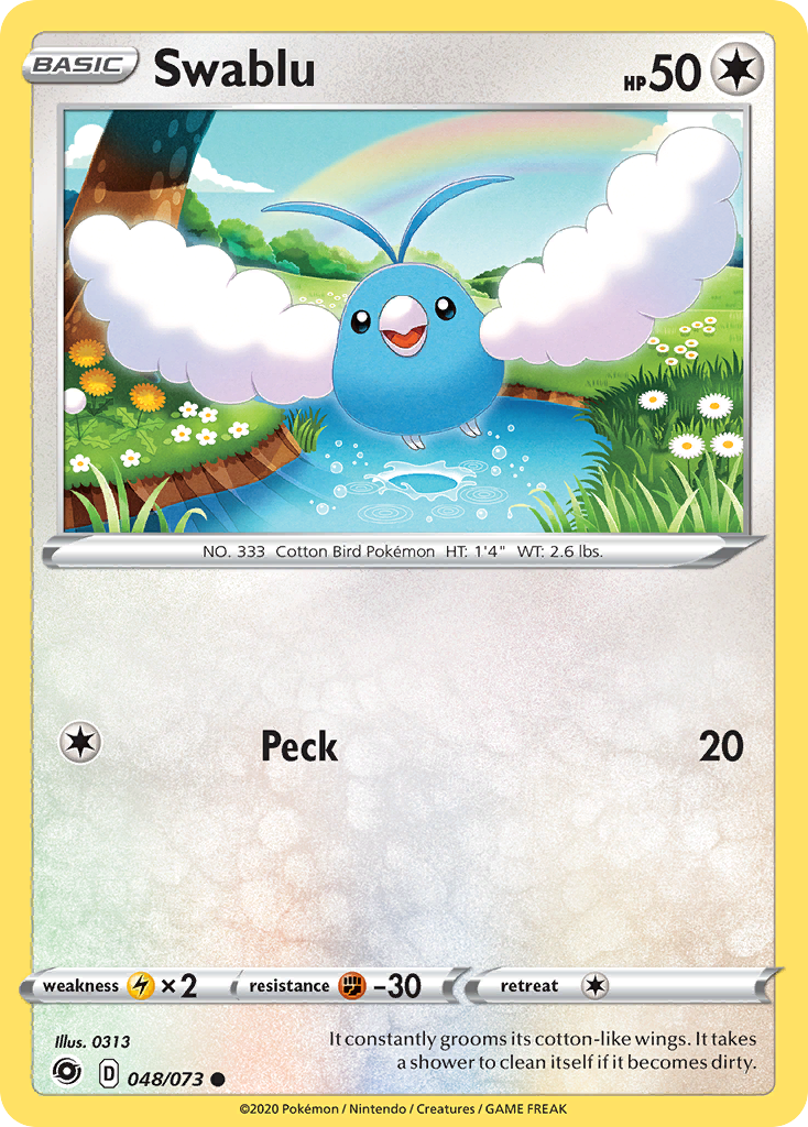 Swablu (48/073) [Sword & Shield: Champion's Path] - Destination Retro