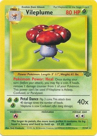 Vileplume (31/64) [Jungle Unlimited] - Destination Retro