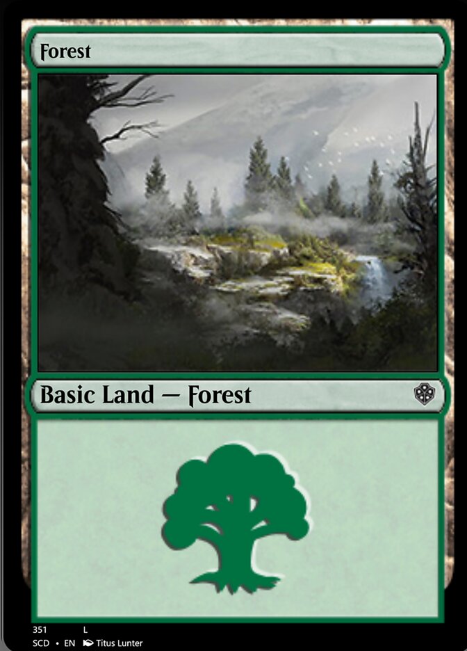 Forest (351) [Starter Commander Decks] - Destination Retro