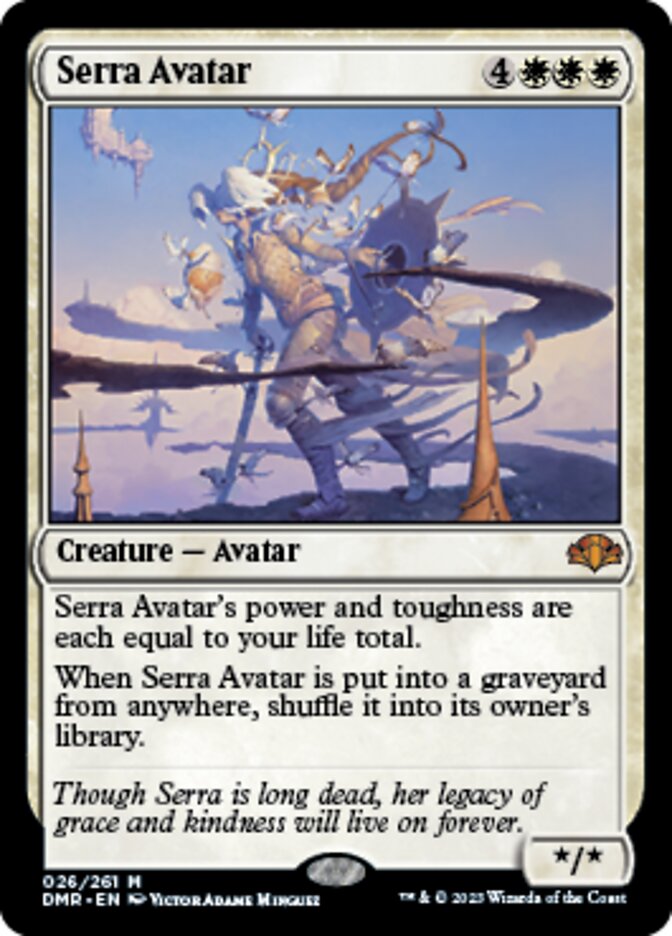 Serra Avatar [Dominaria Remastered] - Destination Retro