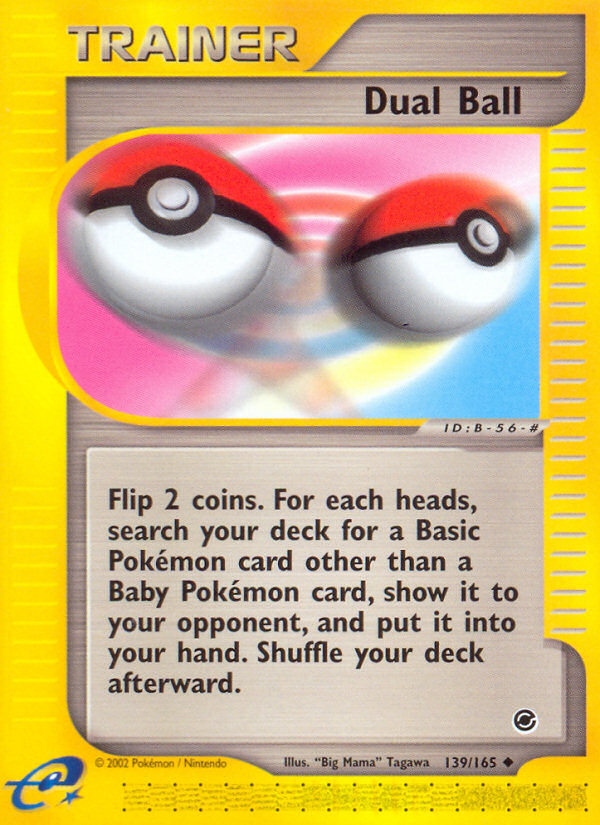 Dual Ball (139/165) [Expedition: Base Set] - Destination Retro