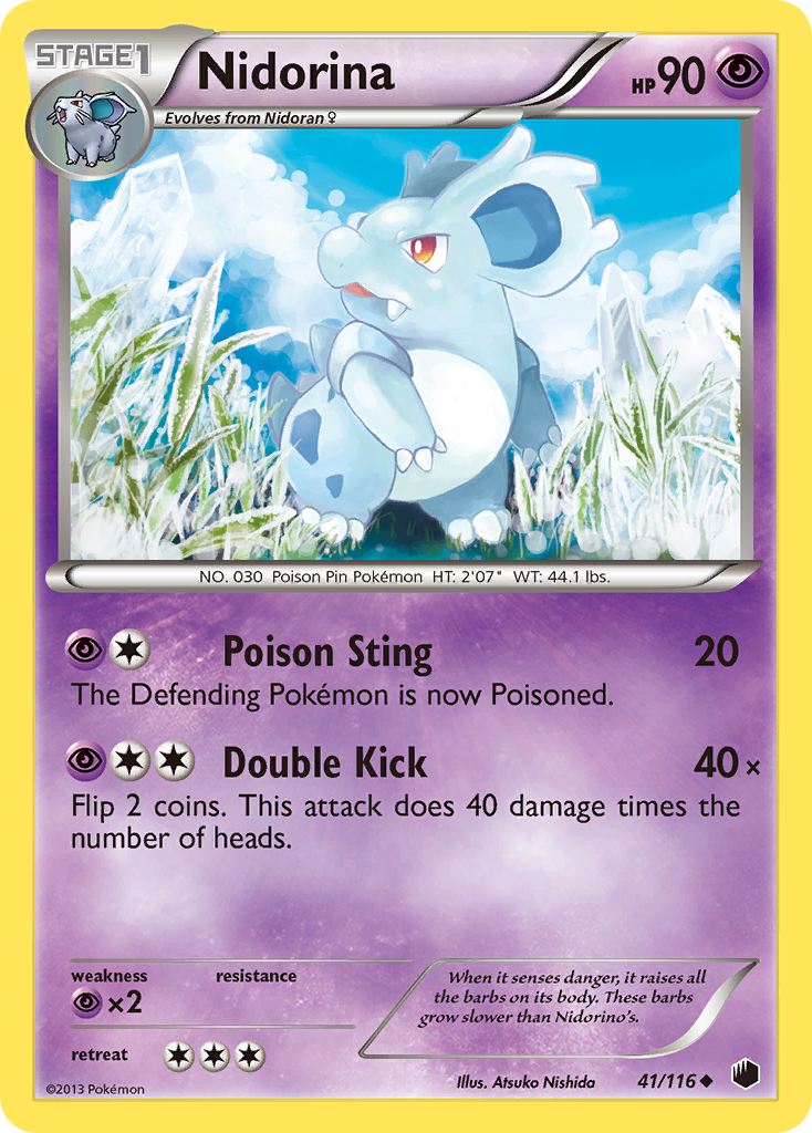 Nidorina (41/116) [Black & White: Plasma Freeze] - Destination Retro