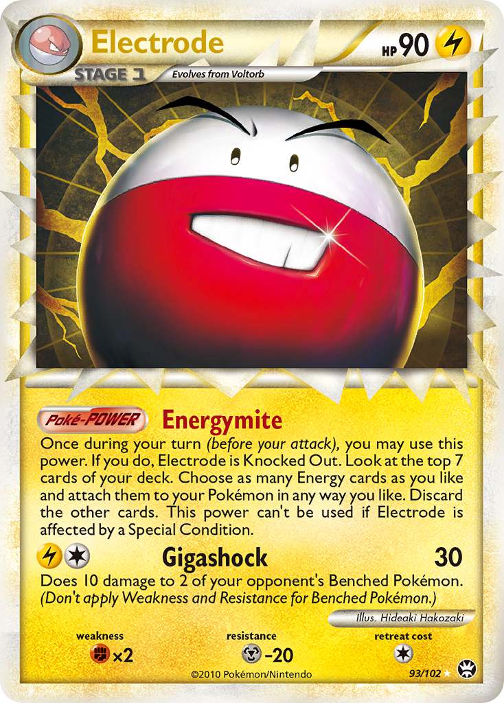 Electrode (93/102) [HeartGold & SoulSilver: Triumphant] - Destination Retro