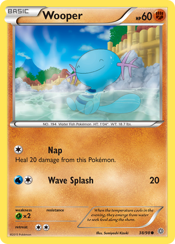 Wooper (38/98) [XY: Ancient Origins] - Destination Retro