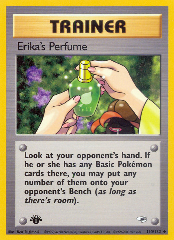 Erika's Perfume (110/132) [Gym Heroes 1st Edition] - Destination Retro