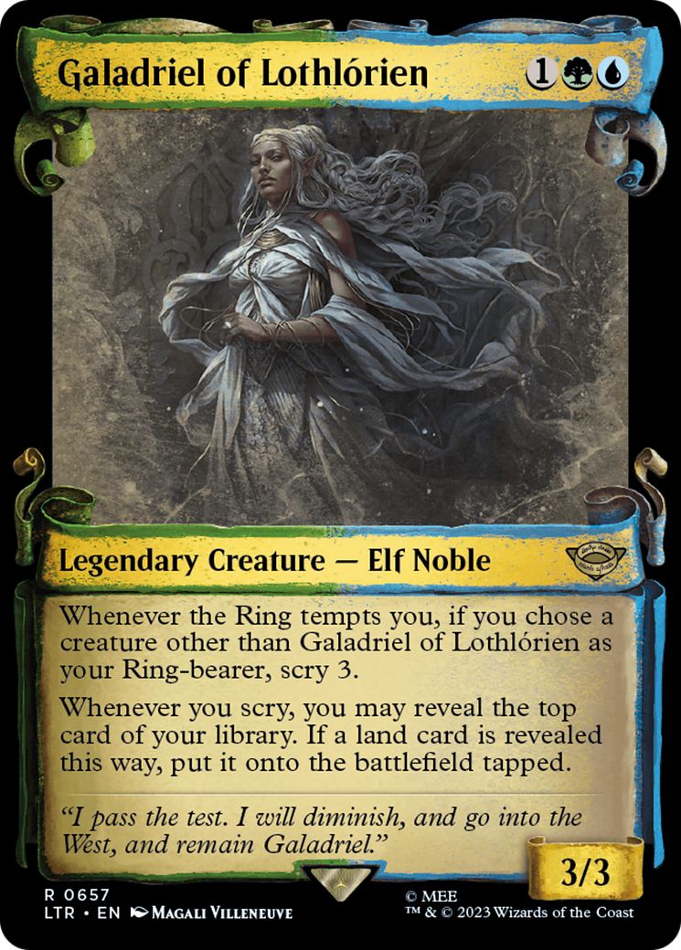 Galadriel of Lothlorien [The Lord of the Rings: Tales of Middle-Earth Showcase Scrolls] - Destination Retro