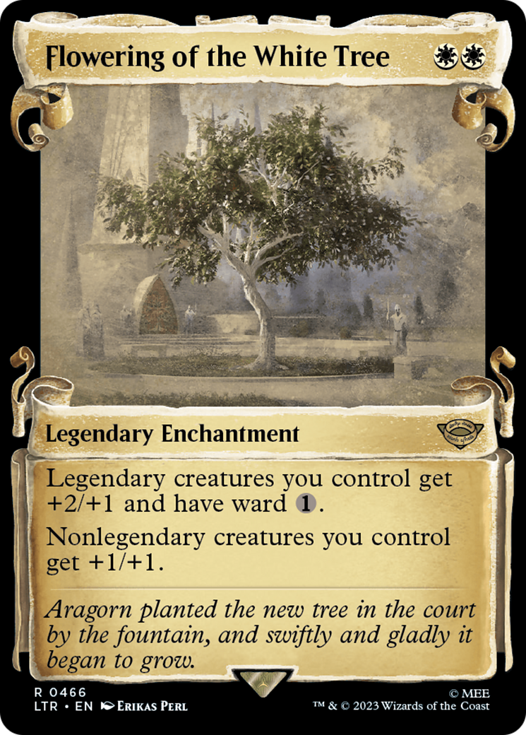 Flowering of the White Tree [The Lord of the Rings: Tales of Middle-Earth Showcase Scrolls] - Destination Retro