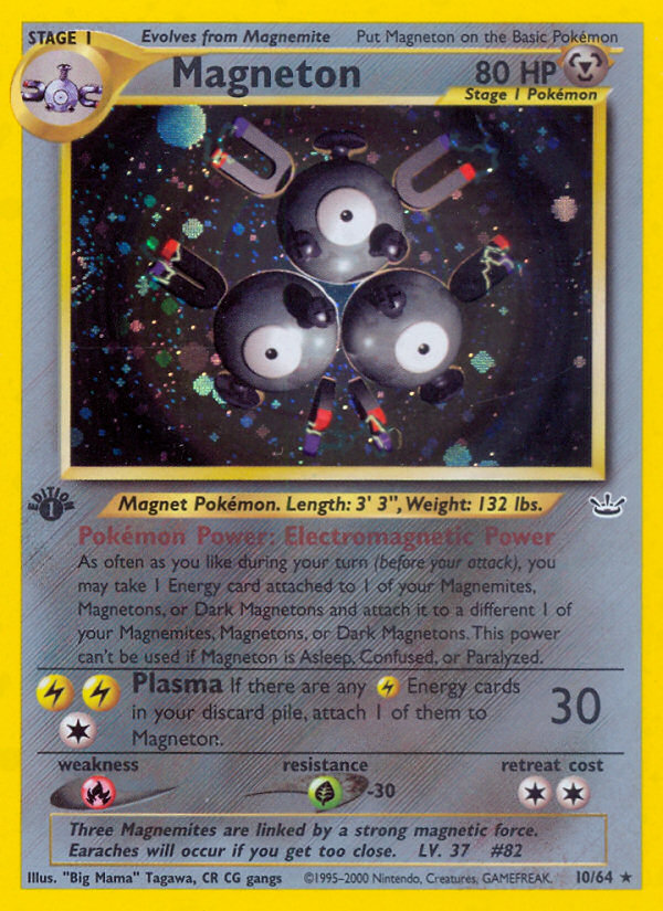 Magneton (10/64) [Neo Revelation 1st Edition] - Destination Retro