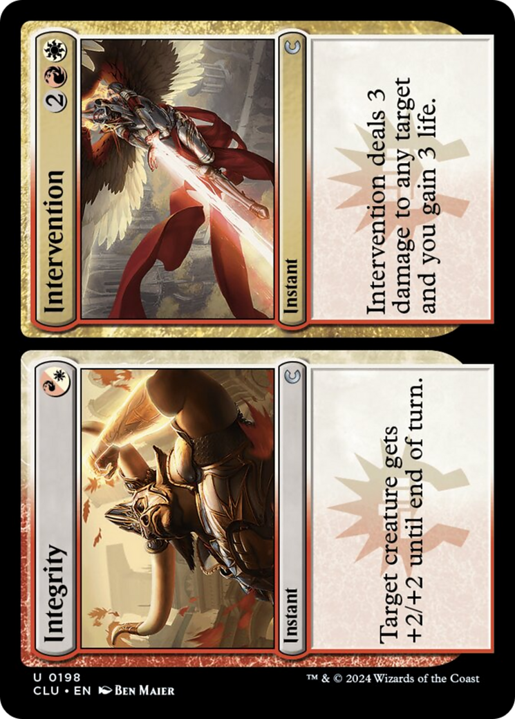 Integrity // Intervention [Ravnica: Clue Edition] - Destination Retro