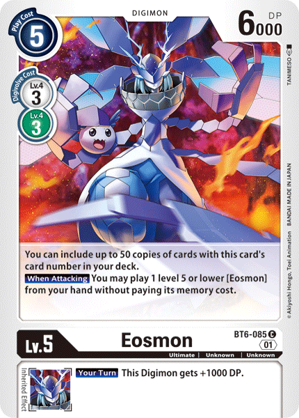 Eosmon [BT6-085] [Double Diamond] - Destination Retro