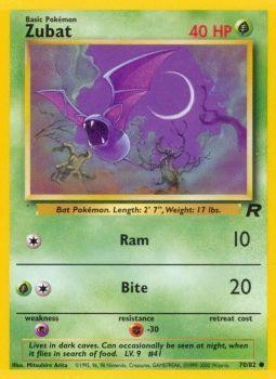 Zubat (70/82) [Team Rocket Unlimited] - Destination Retro