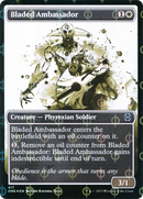 Bladed Ambassador (Showcase Ichor Step-and-Compleat Foil) [Phyrexia: All Will Be One] - Destination Retro