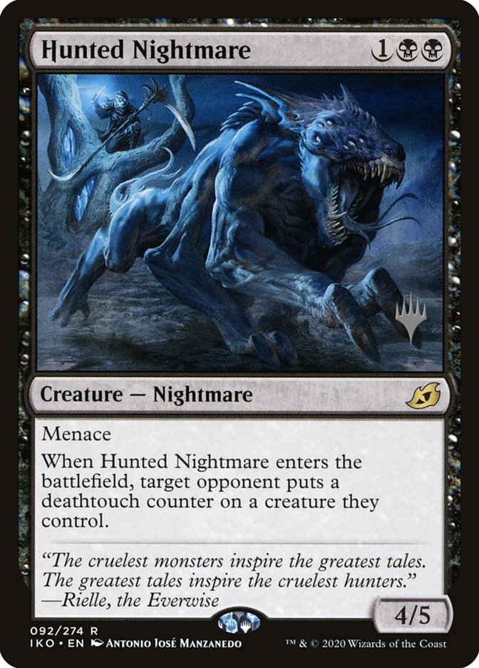 Hunted Nightmare (Promo Pack) [Ikoria: Lair of Behemoths Promos] - Destination Retro