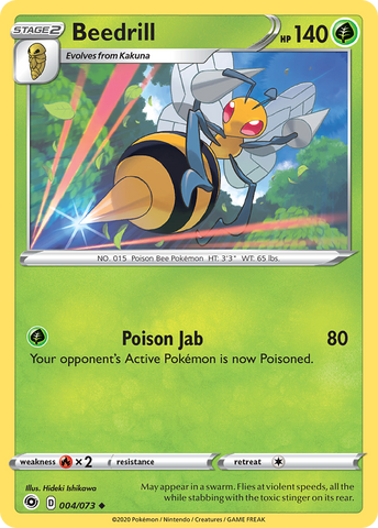 Beedrill (4/073) [Sword & Shield: Champion's Path] - Destination Retro