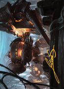 Autonomous Assembler Art Card (Gold-Stamped Signature) [The Brothers' War Art Series] - Destination Retro