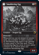 Smoldering Egg // Ashmouth Dragon [Innistrad: Double Feature] - Destination Retro