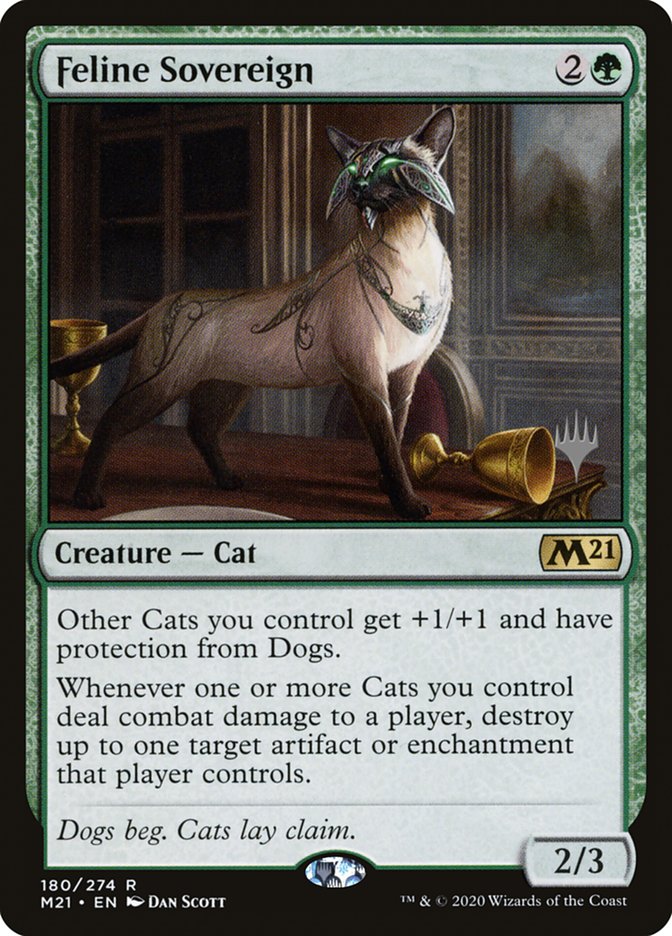 Feline Sovereign (Promo Pack) [Core Set 2021 Promos] - Destination Retro