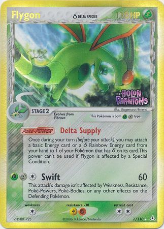 Flygon (7/110) (Delta Species) (Stamped) [EX: Holon Phantoms] - Destination Retro