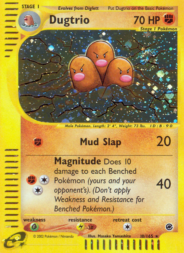 Dugtrio (10/165) [Expedition: Base Set] - Destination Retro