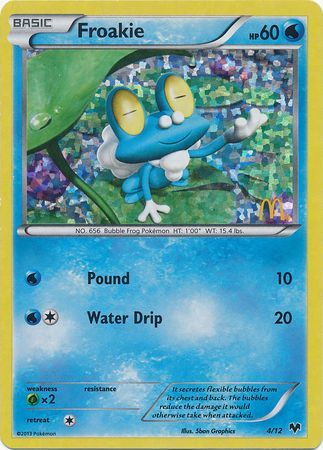 Froakie (4/12) [Mcdonald's Promos: 2014 Collection] - Destination Retro