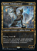 Raffine, Scheming Seer (Showcase Golden Age Gilded Foil) [Streets of New Capenna] - Destination Retro
