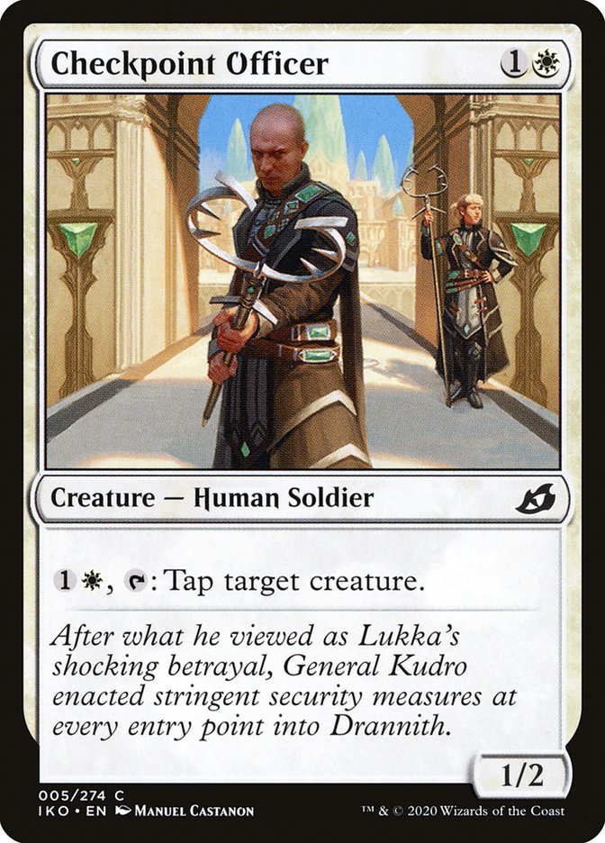 Checkpoint Officer [Ikoria: Lair of Behemoths] - Destination Retro