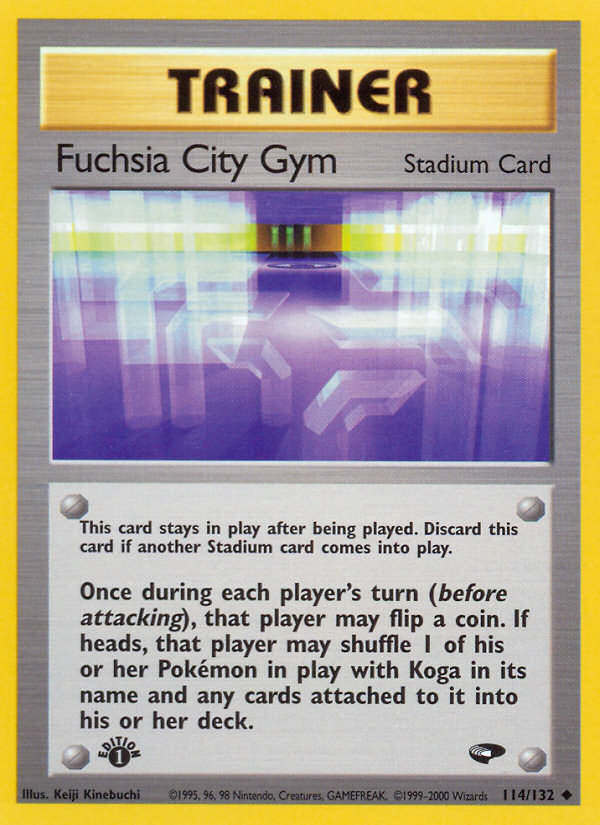 Fuchsia City Gym (114/132) [Gym Challenge 1st Edition] - Destination Retro