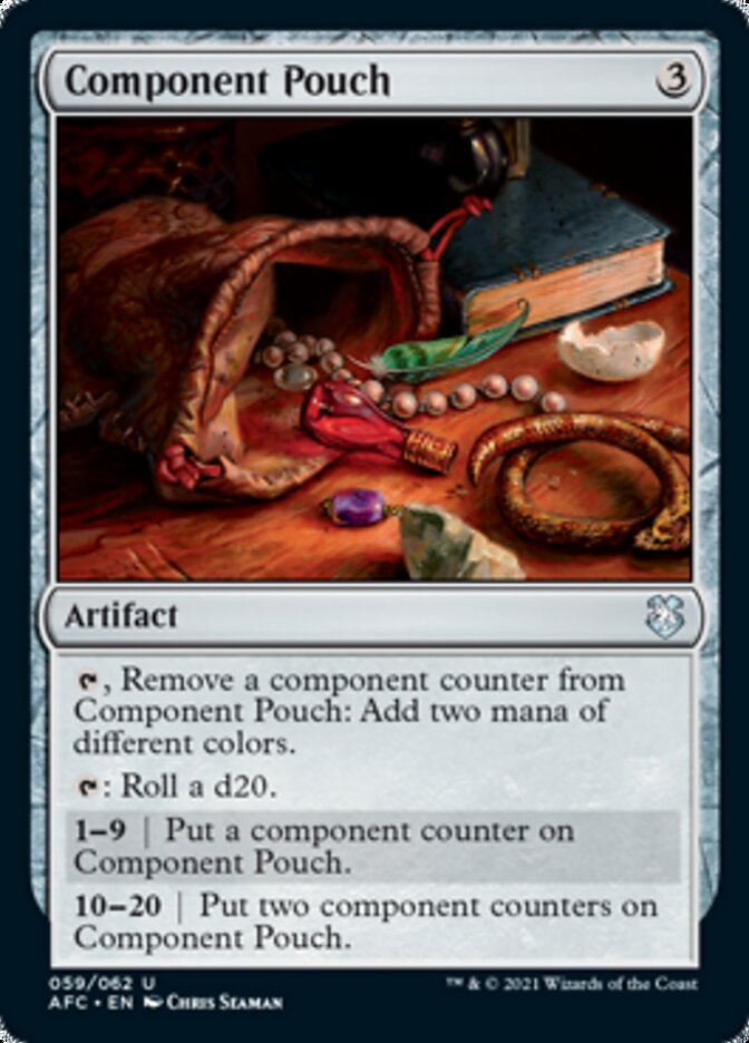 Component Pouch [Dungeons & Dragons: Adventures in the Forgotten Realms Commander] - Destination Retro