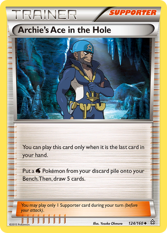 Archie's Ace in the Hole (124/160) [XY: Primal Clash] - Destination Retro