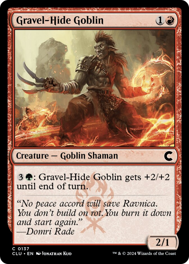 Gravel-Hide Goblin [Ravnica: Clue Edition] - Destination Retro
