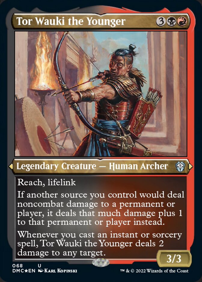 Tor Wauki the Younger (Foil Etched) [Dominaria United Commander] - Destination Retro