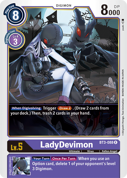 LadyDevimon [BT3-088] [Release Special Booster Ver.1.5] - Destination Retro