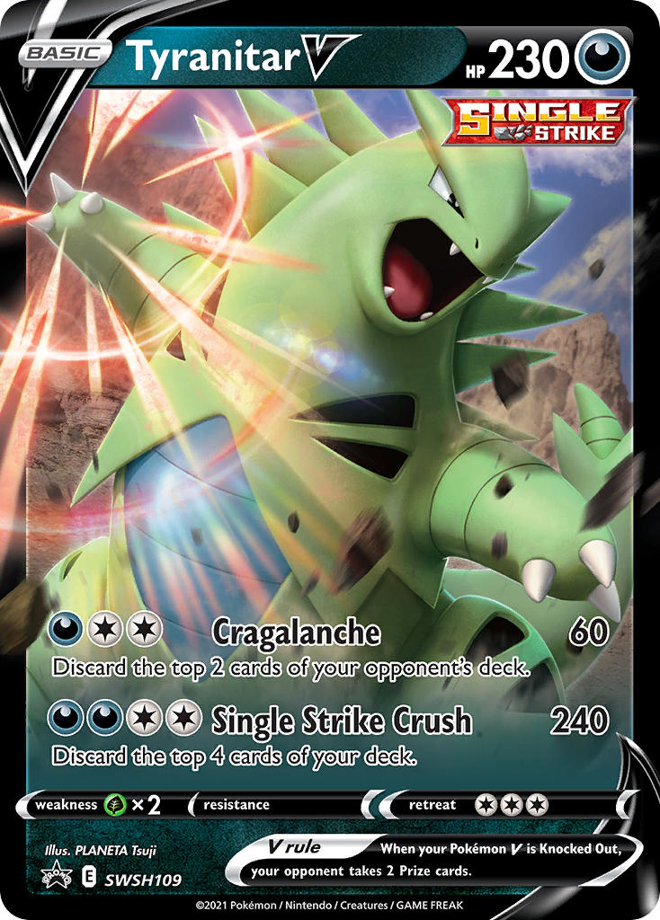 Tyranitar V (SWSH109) [Sword & Shield: Black Star Promos] - Destination Retro
