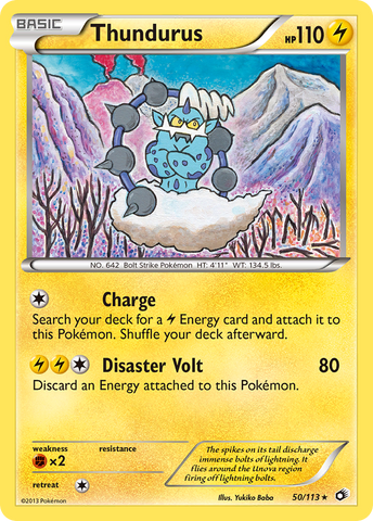 Thundurus (50/113) [Black & White: Legendary Treasures] - Destination Retro