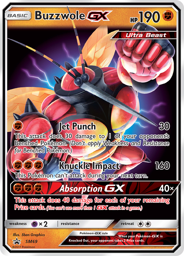 Buzzwole GX (SM69) [Sun & Moon: Black Star Promos] - Destination Retro