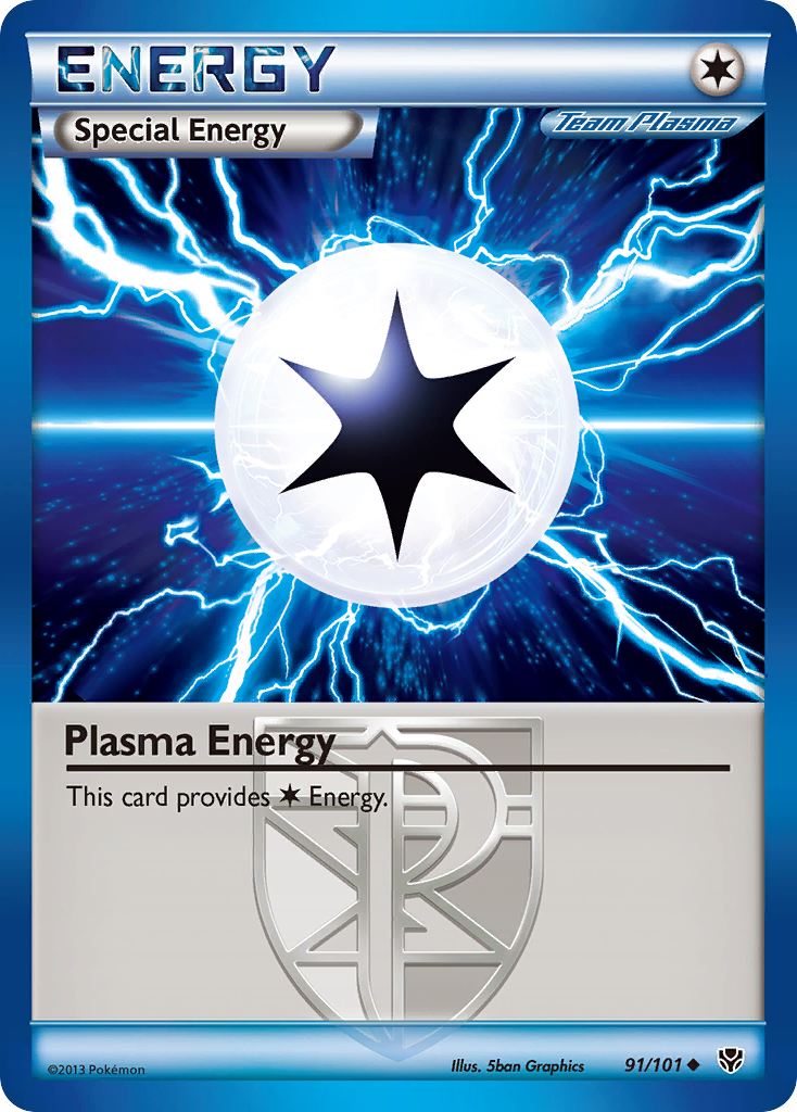 Plasma Energy (91/101) [Black & White: Plasma Blast] - Destination Retro